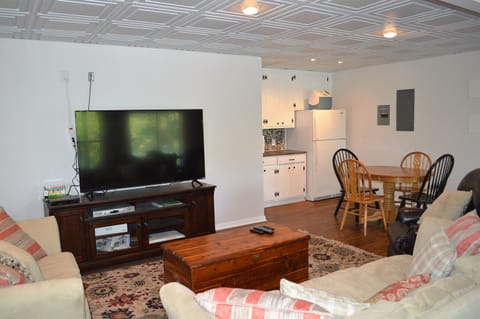 Lake Level Recreation Room with Kitchenette