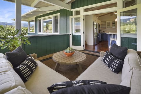 Covered Lanai with view