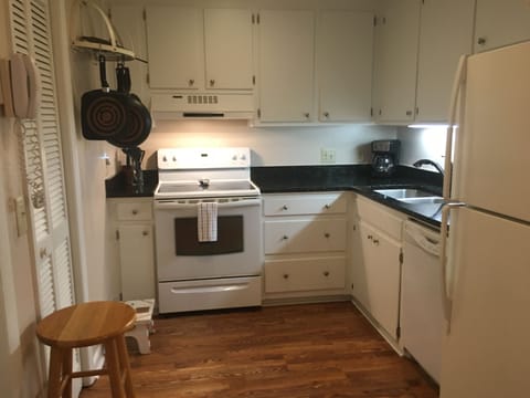 Updated kitchen with granite countertops 