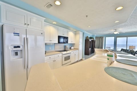 Fully stocked kitchen