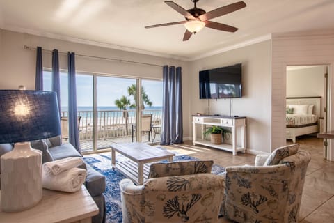 Gulf front living room