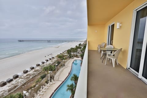 Private balcony View Looking West City Fishing Pier