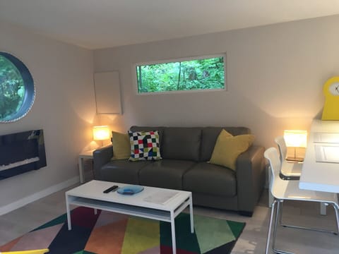 Comfortable leather sofa