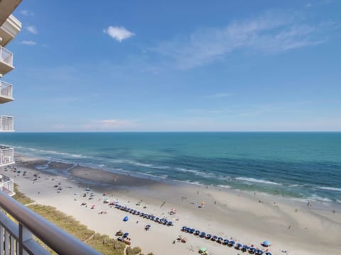 Ocean Front Balcony to watch beautiful sunrise