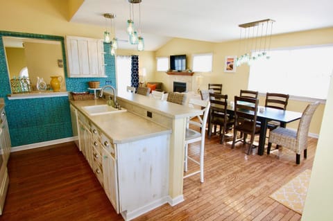 Open Concept Kitchen & Dining Area Alternate View at Le Beach House Montreuil