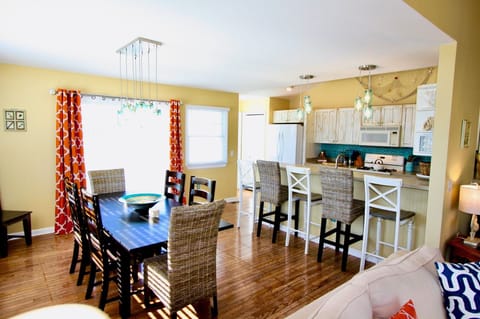 Open Concept 
Dining Area & Kitchen at Le Beach House Montreuil