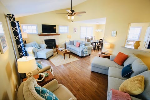 Open Concept Living Room & Dining Area at Le Beach House Montreuil