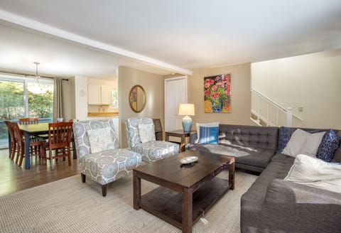 The Bluestone Cottage is a 5BR home within walking distance to Lake MI & Leland