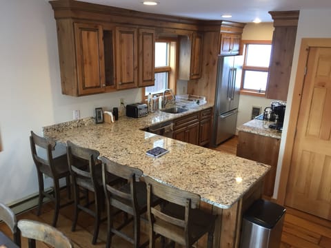 Well-stocked chef's kitchen