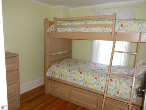 Bunk beds are perfect for kids, or childlike adults. 