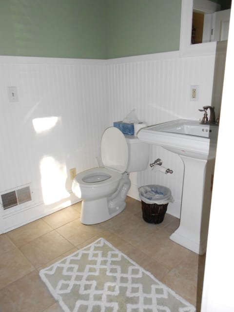 First floor bathroom with shower.