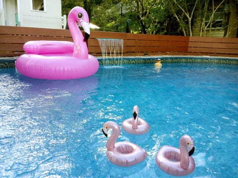 private, heated pool