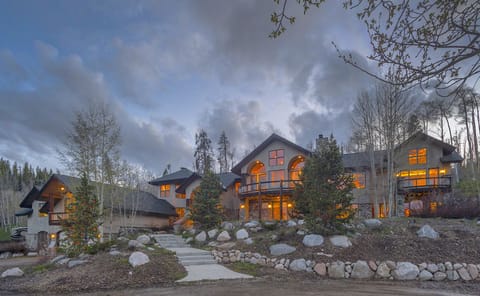 Evening shot of house