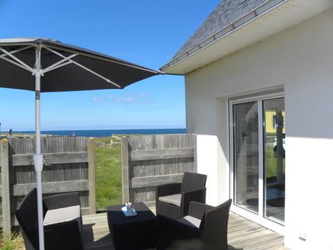 South-facing terrace