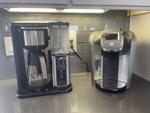 Keurig and drip coffeemakers.