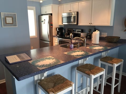 All stainless steel appliances