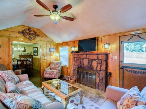 Living Room with Fireplace