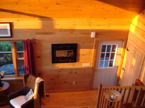 Afternoon sun bathing the great room in glorious, golden light.