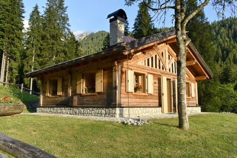 Chalet Brenta Dolomites, external view of the building, for rent in Madonna di Campiglio