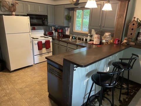 Main floor kitchen with everything you need including dishwasher.