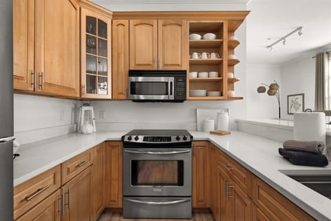 Fully functional kitchen.