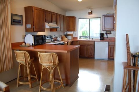 Pass through bar to the kitchen