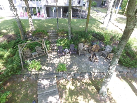 Patio and Fire-pit Area