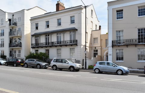 Parking available alongside the building