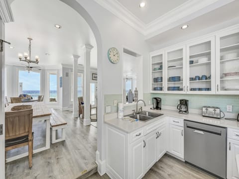 Kitchen View to Living Area
