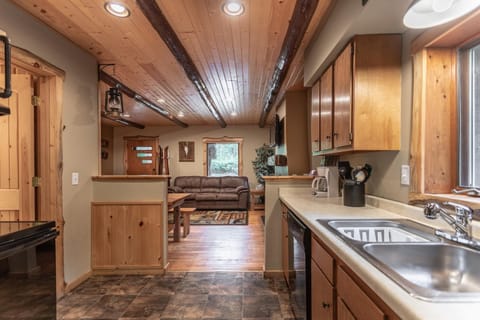Fully stocked kitchen