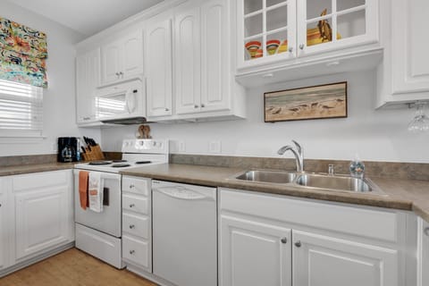 Fully stocked kitchen