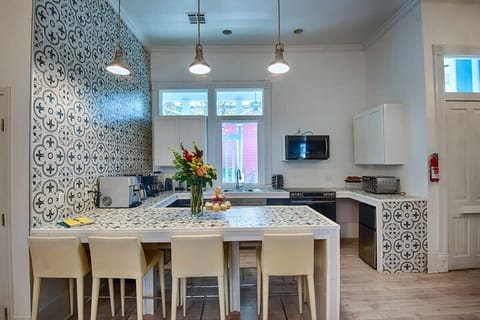 Large fully equipped kitchen