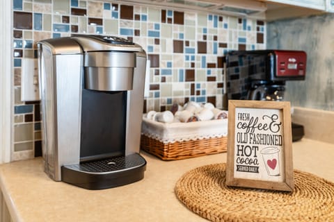 Complimentary Keurig coffee bar