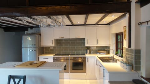 Barn Kitchen - second of two fully equipped kitchens