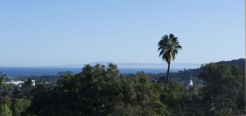 Pacific Ocean, Channel Islands, Arlington Theater & Downtown views from deck