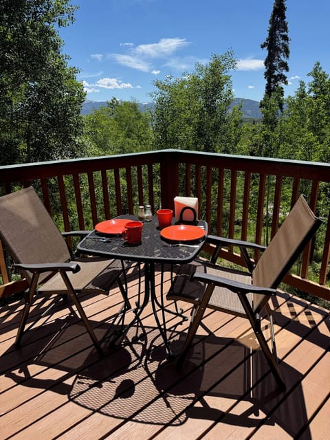 Eat outdoors on deck off the dining room will enjoying the views