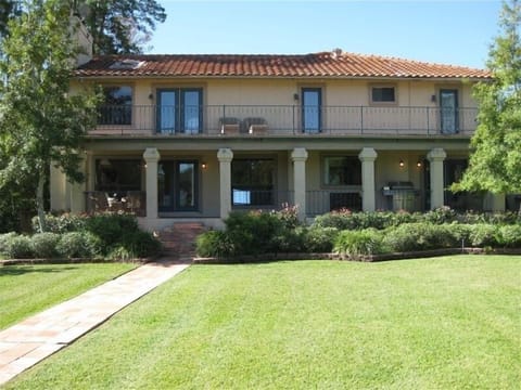 Rear view of home. Plenty of room for gathering with family and friends