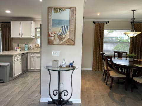 View of the open floor plan as soon as you open the front door.
