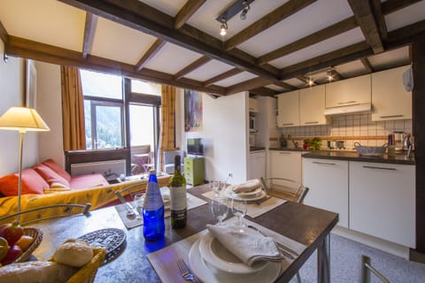 Kitchen and dining area