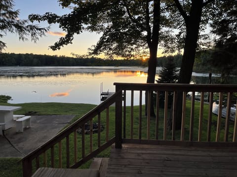 Lake view from the deck