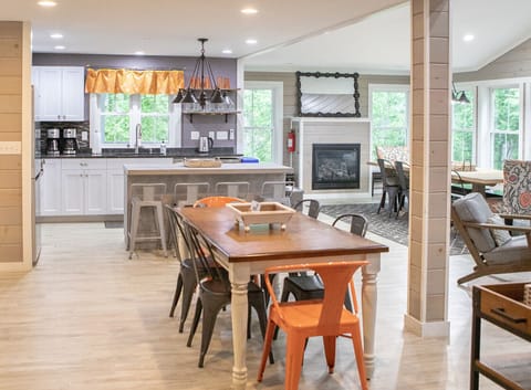 Table for more dining, puzzle making, card playing A