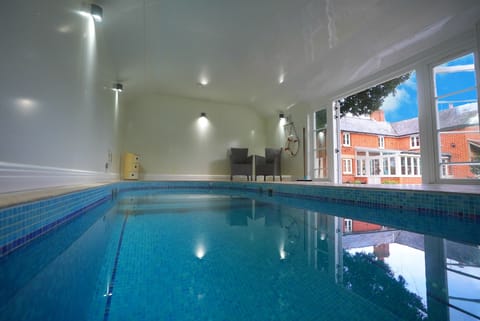Beautiful swim spa to swim or relax in
