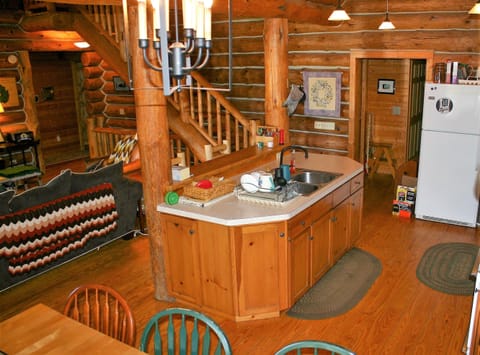 All dishes, pots, pans, silverware, cups, mugs, are provided.