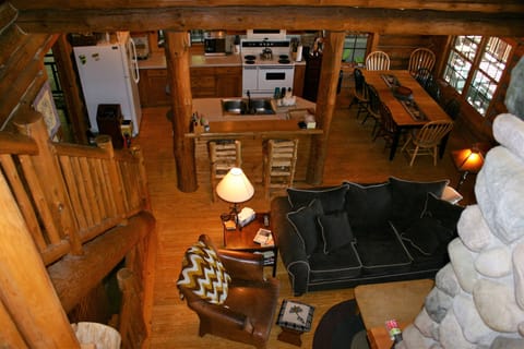 main living area view from loft