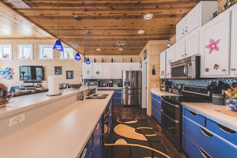 Please ENJOY our kitchen.  It is set up to be used.  Pots, pans two dishwashers.
