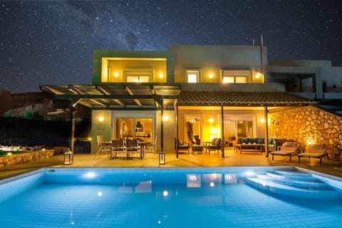 Our stunning island home, located at Blue Line Villas, a short walk from Lindos