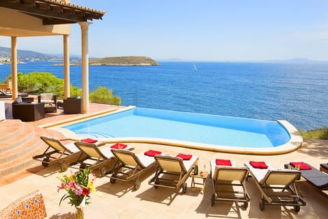 Pool and sea