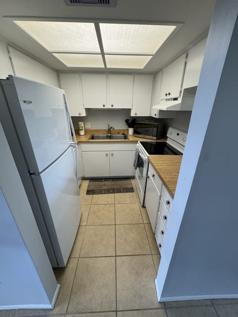 Kitchen is well appointed with just about everything you could need.