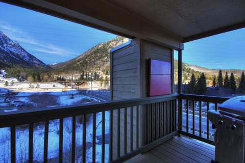 Beautiful winter views from deck