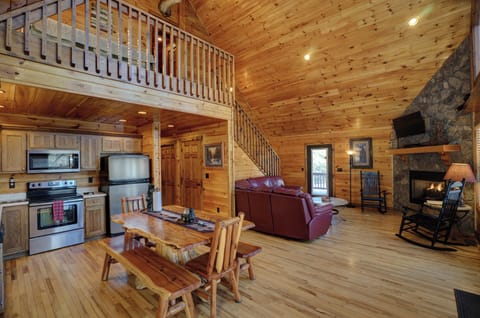 Open concept Kitchen and Living room